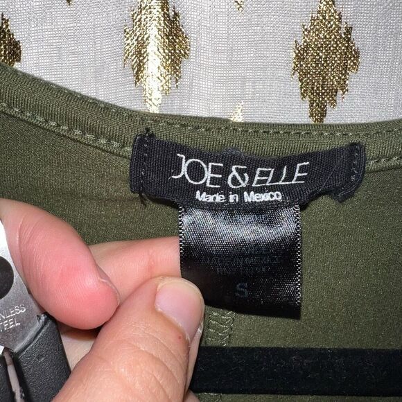 Joe & Elle dark green wrap style dress size S - Picture 8 of 8